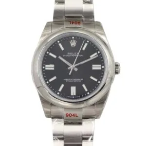 Oyster Perpetual 41mm Bright Black Dial 114300