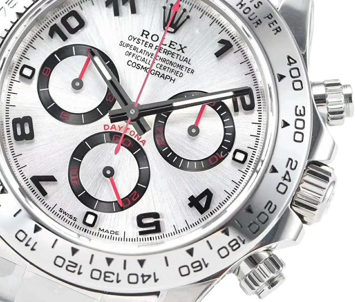 Daytona 116509 cadran argenté en or blanc – Image 3