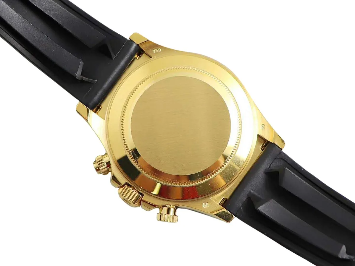 Daytona 116518LN esfera champán y negra en oro amarillo - Imagen 4