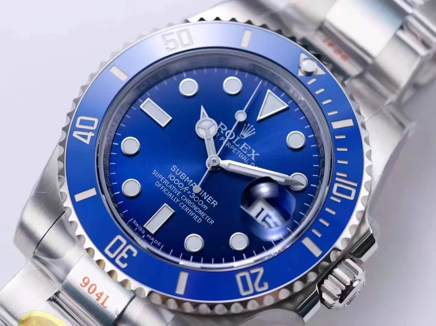 Submariner 116619LB ceramica blu oro bianco - immagine 3