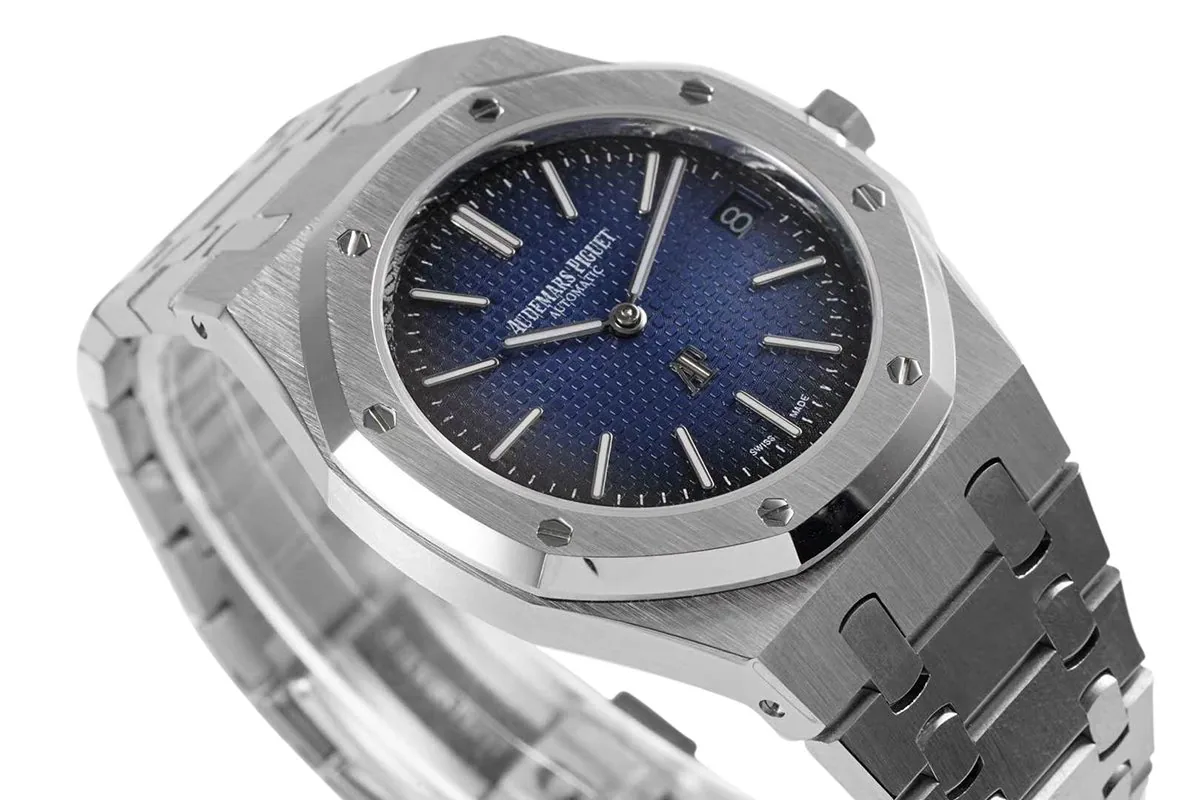 Royal Oak 15202 39mm cadran bleu fumé – Image 2