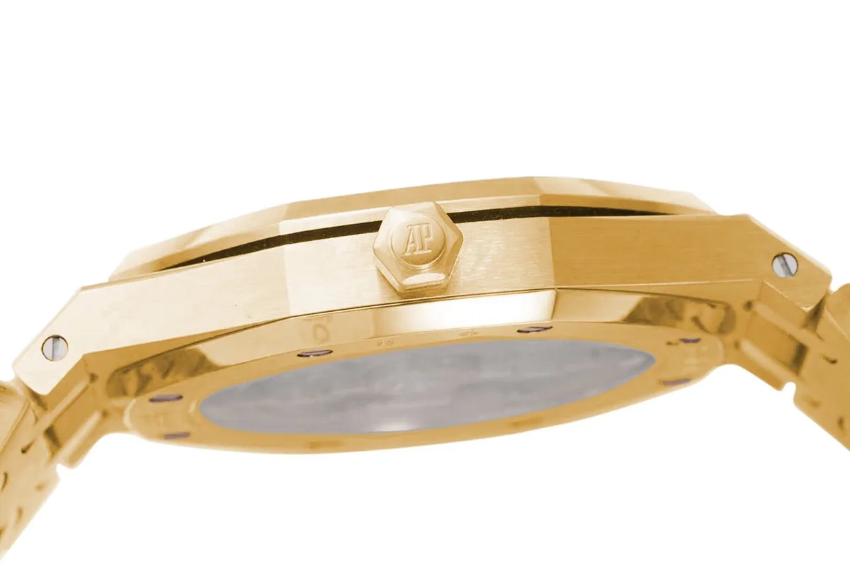 Royal Oak 15202 39mm cadran bleu en or jaune – Image 8