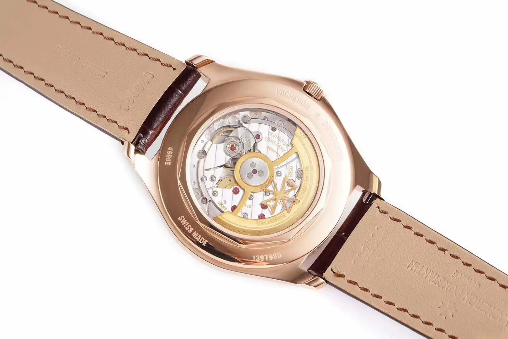 Fiftysix Brown Dial in Pink Gold Ref: 4600E - Image 9