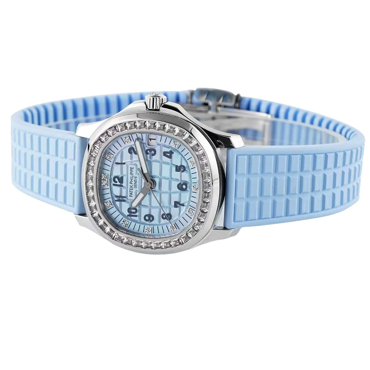 Aquanaut Luce 5072G-001 Blue MOP Dial in Grey Gold - Image 4