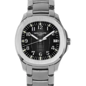 Aquanaut 5167/1A-001 Black Dial in Steel on Bracelet