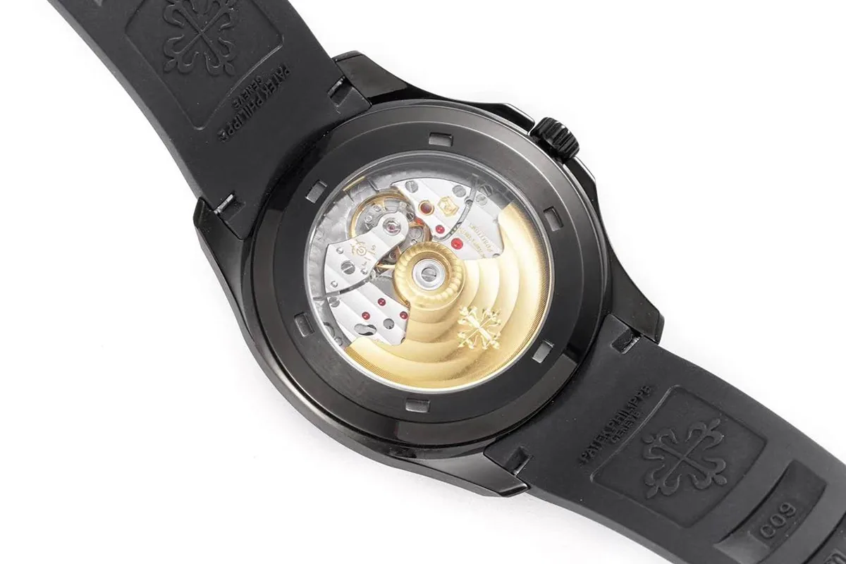 Aquanaut 5167A ‘Black Venom Limited Edition’ schwarzes Zifferblatt am schwarzen Kautschukarmband – Bild 6