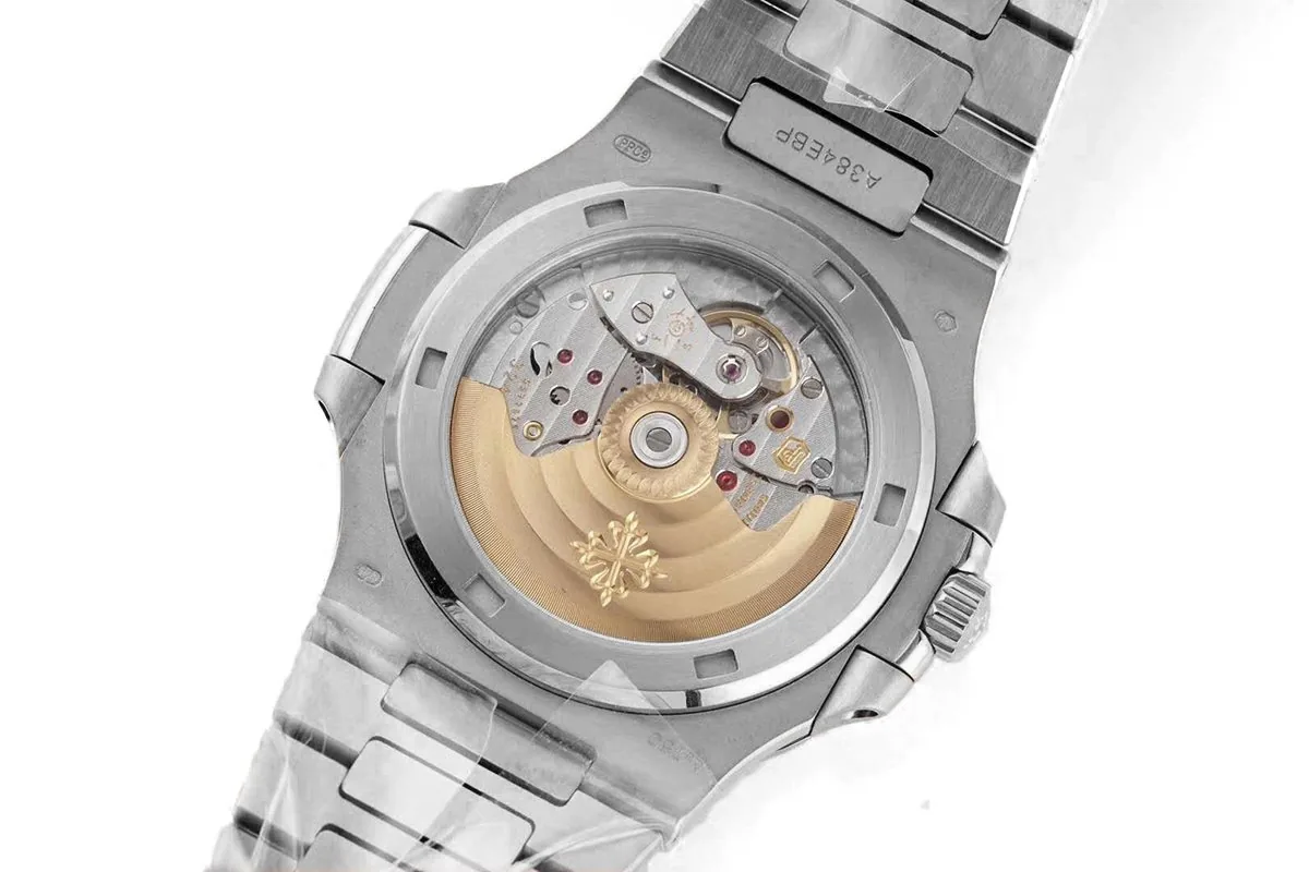Nautilus Jumbo 5711 Diamond Dial in White Gold with Paved Diamonds - Image 6