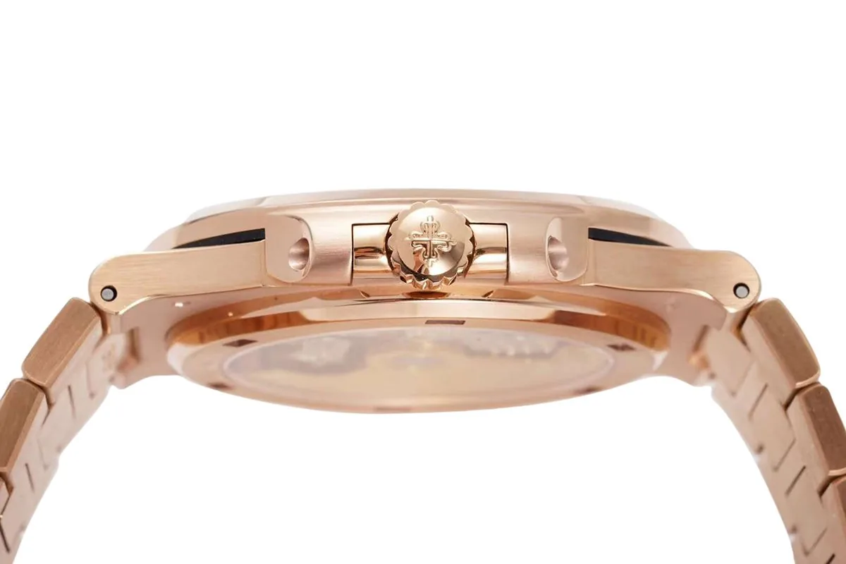 Nautilus Jumbo 5711/1R-001 Brown Dial with Diamond Bezel - Image 9