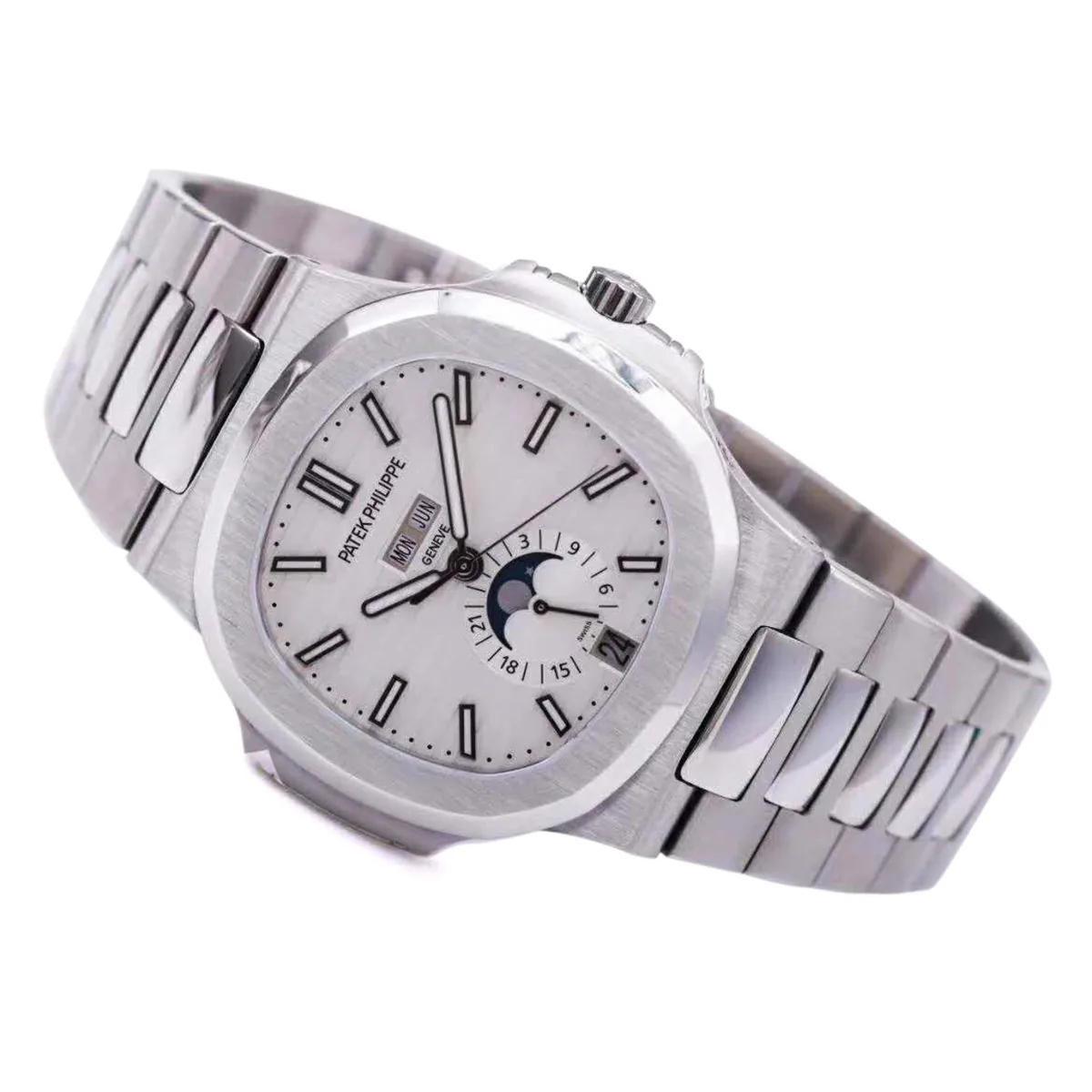 Nautilus 5726/1A-010 cadran blanc en acier – Image 3