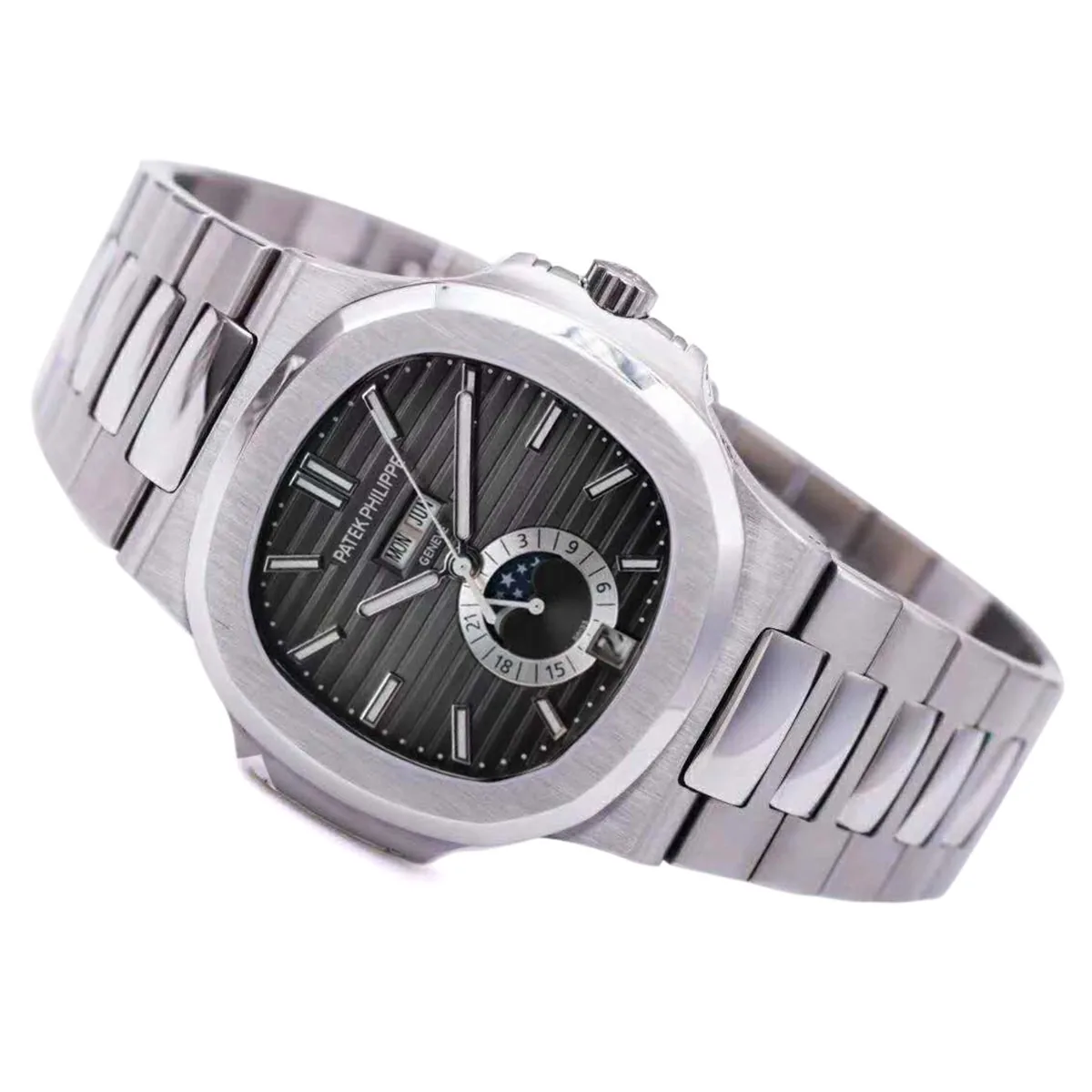 Nautilus 5726/1A-001 quadrante grigio in acciaio - immagine 3