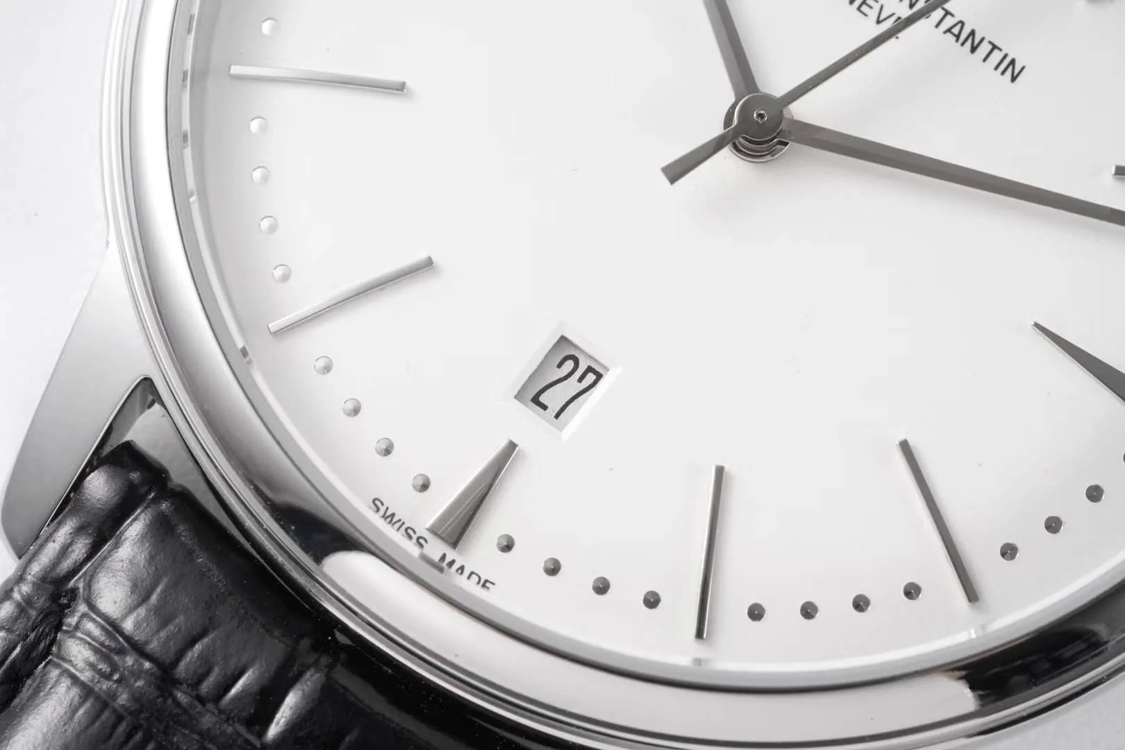 Patrimony quadrante bianco in oro bianco Ref: 85180 - immagine 3