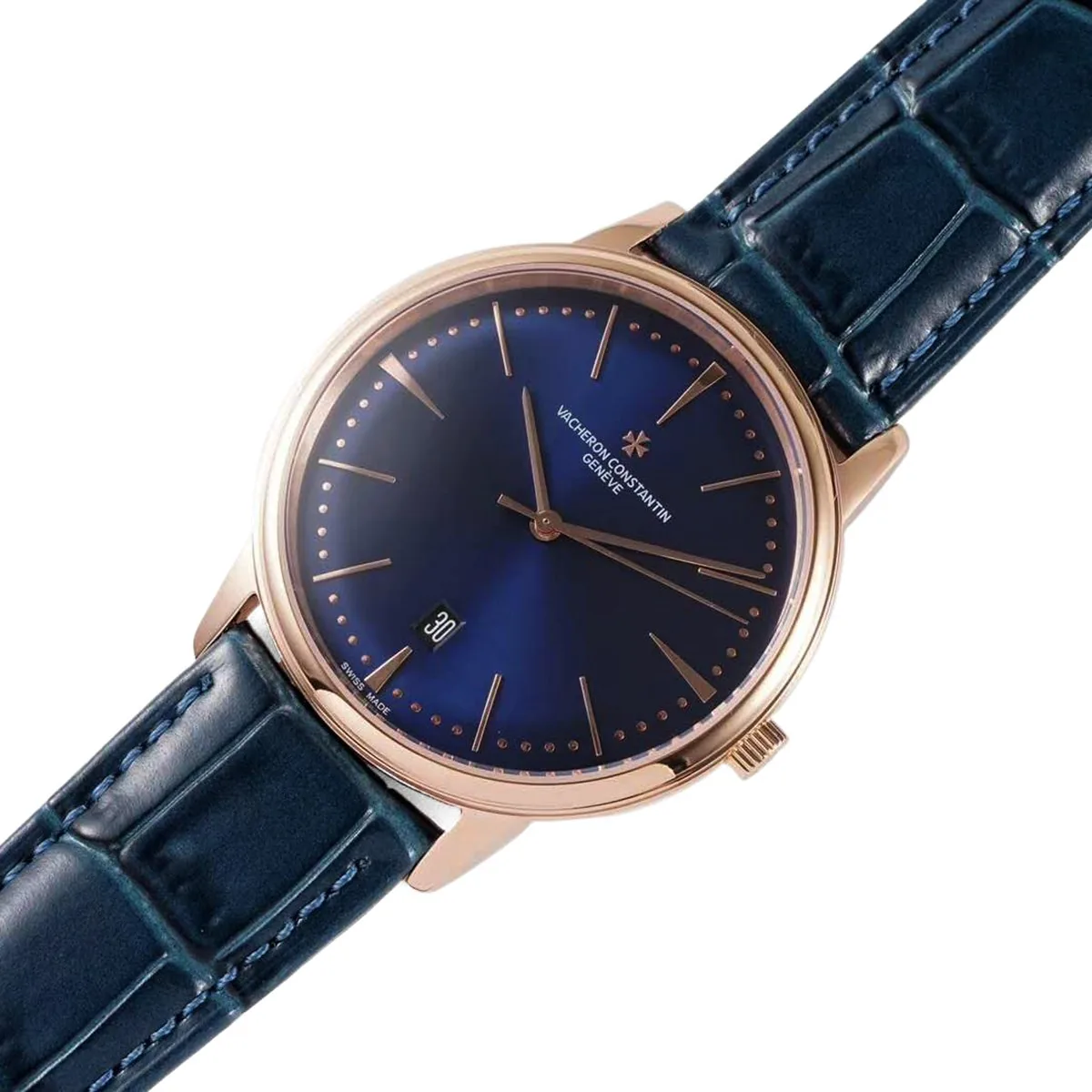 Patrimony Blue Dial in Pink Gold Ref: 85180 - Image 2