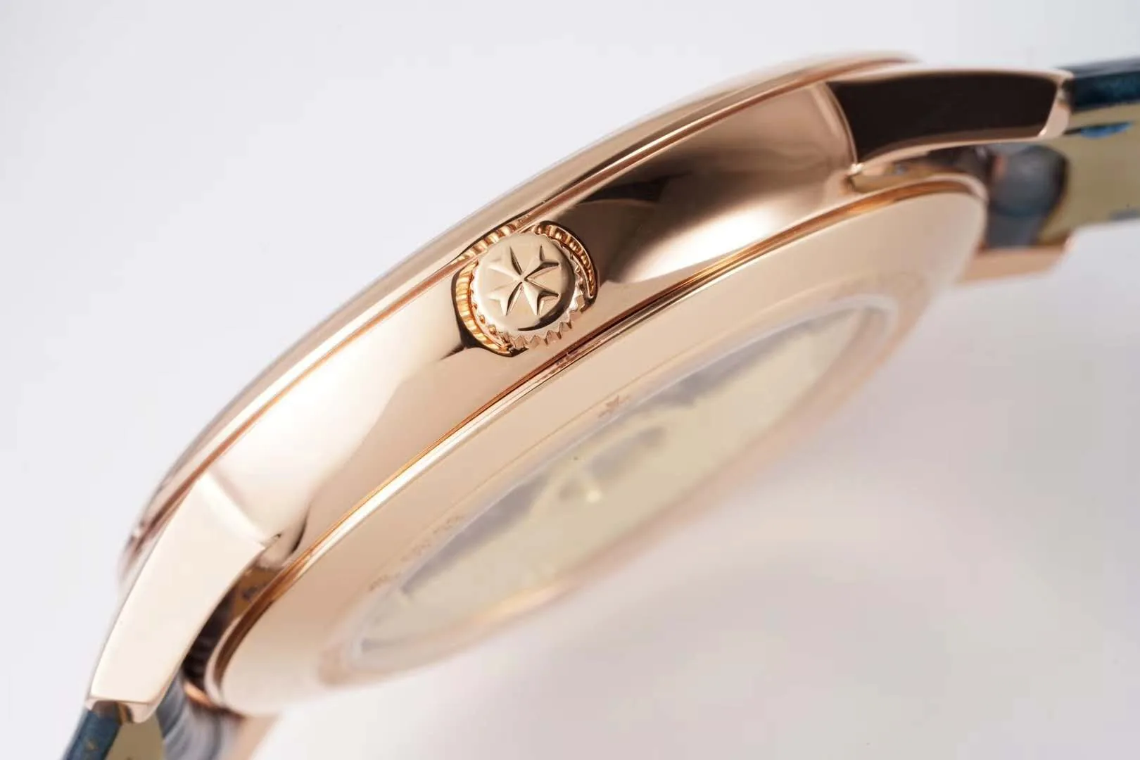 Patrimony Blue Dial in Pink Gold Ref: 85180 - Image 8