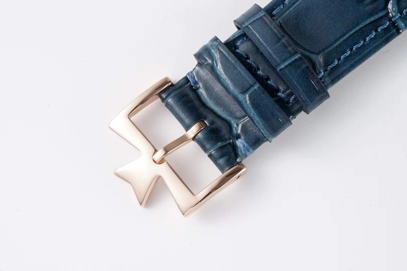 Patrimony Blue Dial in Pink Gold Ref: 85180 - Image 9