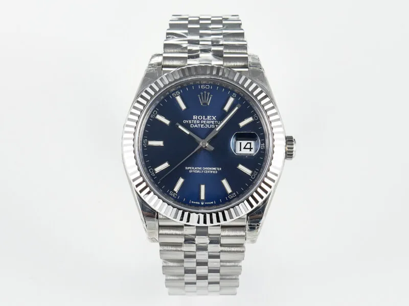 Datejust 36mm 126334 VSF Blue Dial Stick Markers in White Gold - Image 6