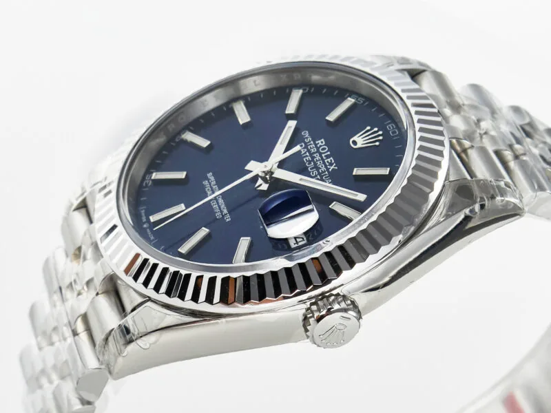 Datejust 36mm 126334 VSF Blue Dial Stick Markers in White Gold - Image 9