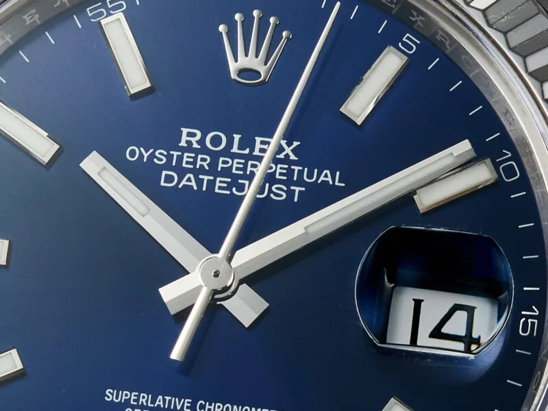Datejust 36mm 126334 VSF Blue Dial Stick Markers in White Gold - Image 11