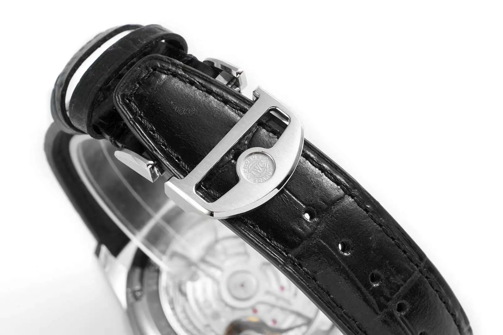 Portugieser Chronograph IW371605 quadrante bianco in acciaio - immagine 8