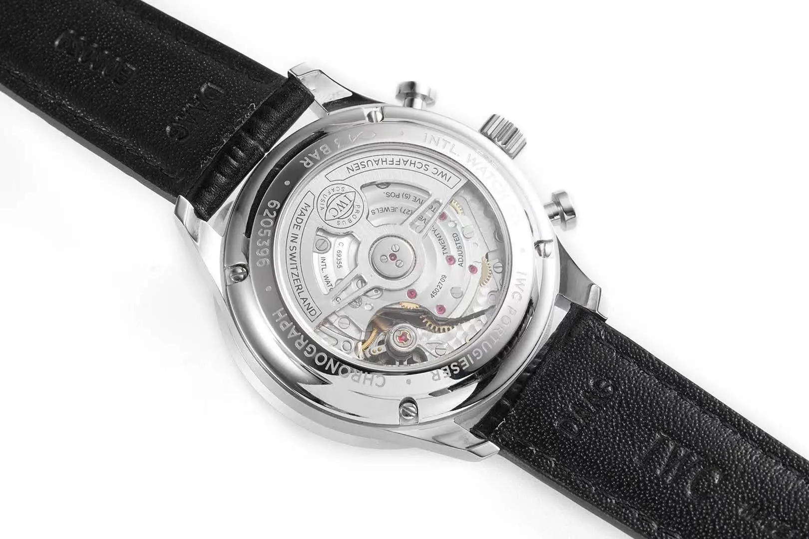 Portugieser Chronograph IW371605 quadrante bianco in acciaio - immagine 7