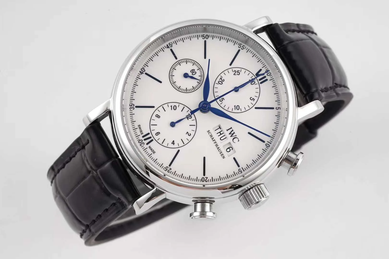 Portofino Chronograph IW391024 Edition “150 Years” White Dial in Steel - Image 2