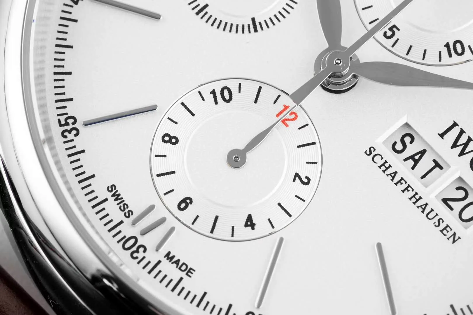 Portofino Chronograph IW391027 Edition „150 Years“ weißes Zifferblatt in Stahl – Bild 3