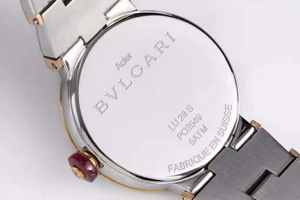 Lvcea quadrante argento in oro rosa/acciaio con lunetta con diamanti - immagine 7