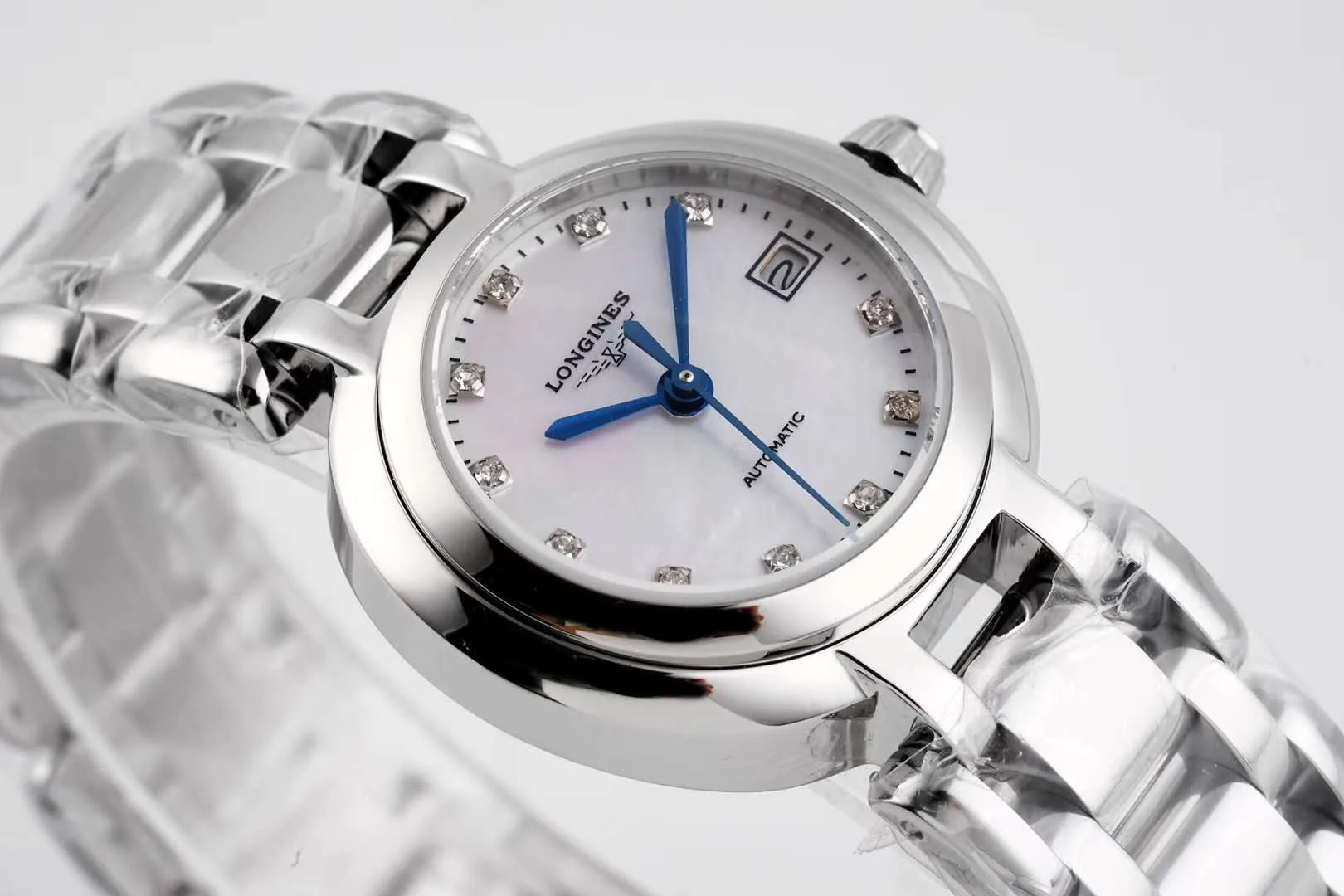 Primaluna MOP White Dial with Diamond Markers - Image 4