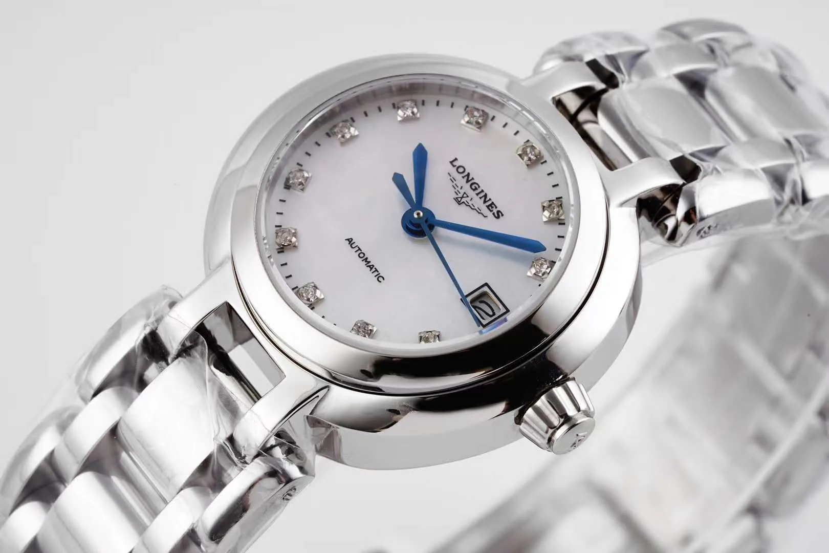 Primaluna MOP White Dial with Diamond Markers - Image 2
