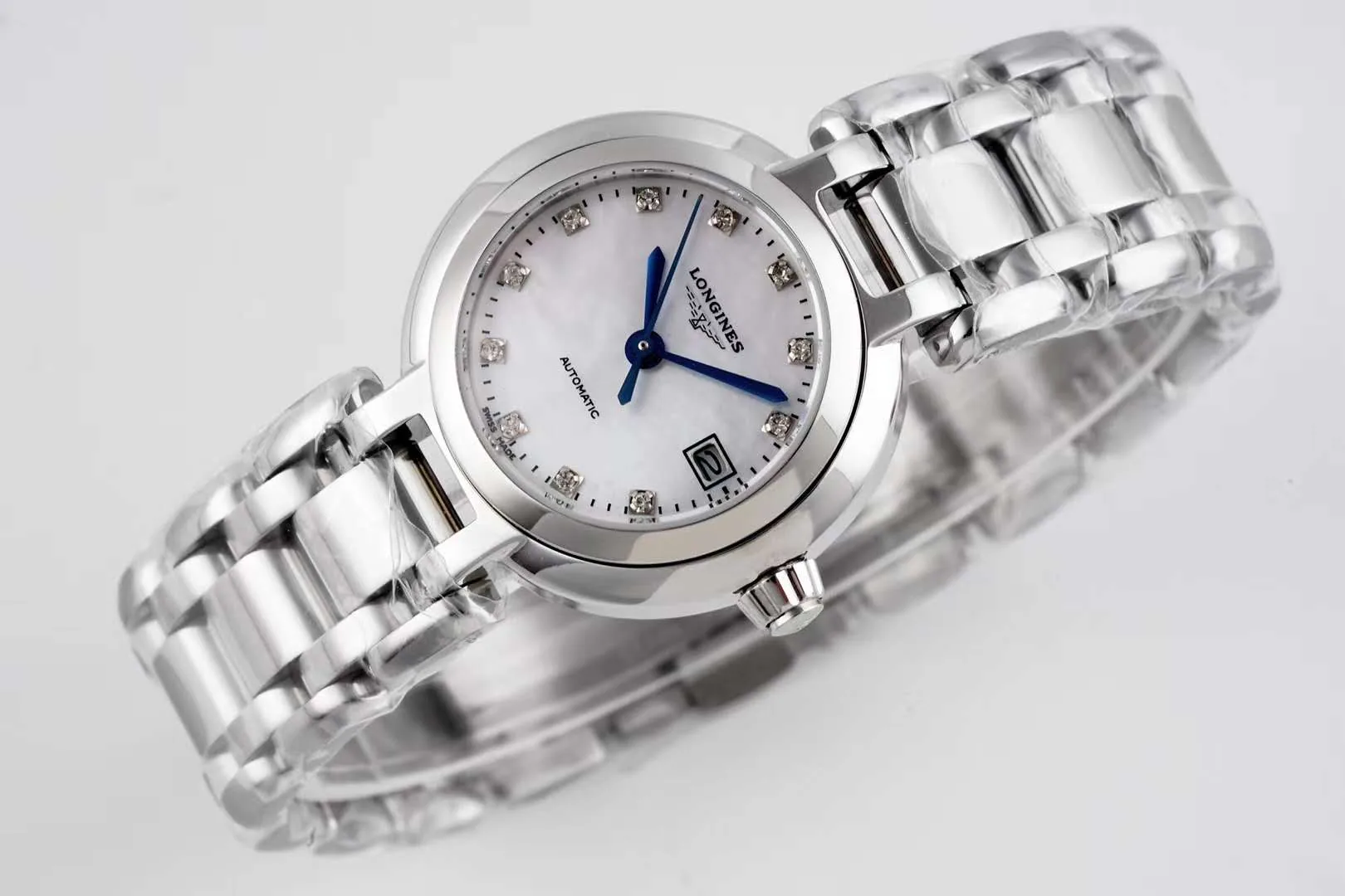 Primaluna MOP White Dial with Diamond Markers - Image 3
