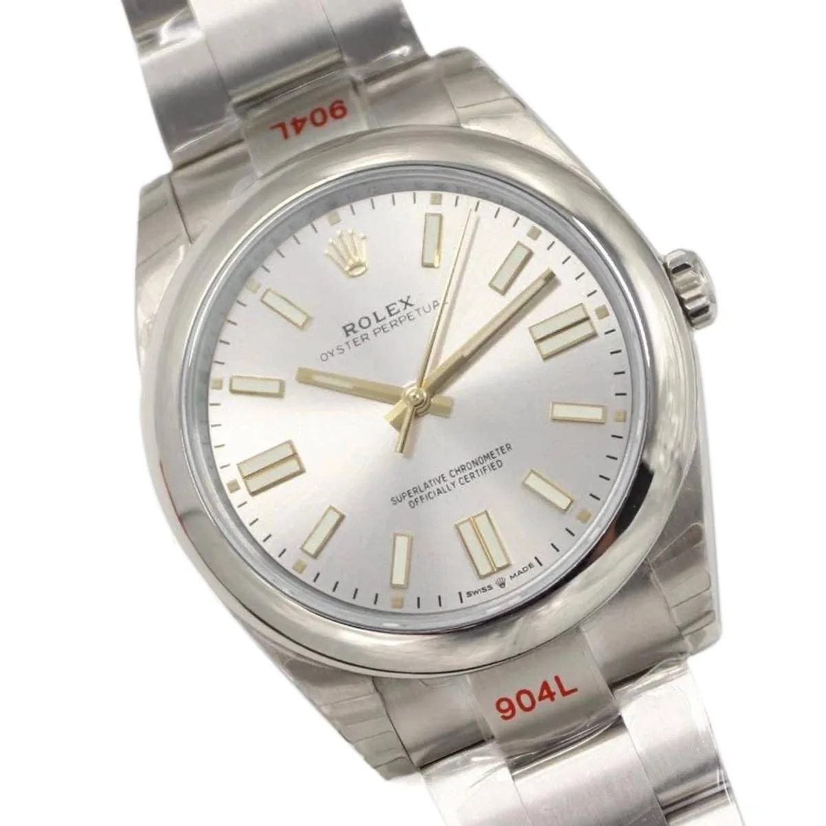 Oyster Perpetual 41mm silbernes Zifferblatt 114300 – Bild 4