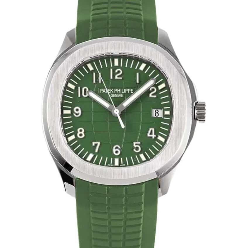 Aquanaut 5168G-010 Green Dial in White Gold