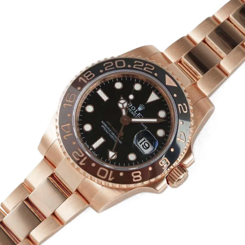 GMT Master II 126715 CHNR Clean Facctory “Rootbeer” in Rose Gold - Image 2