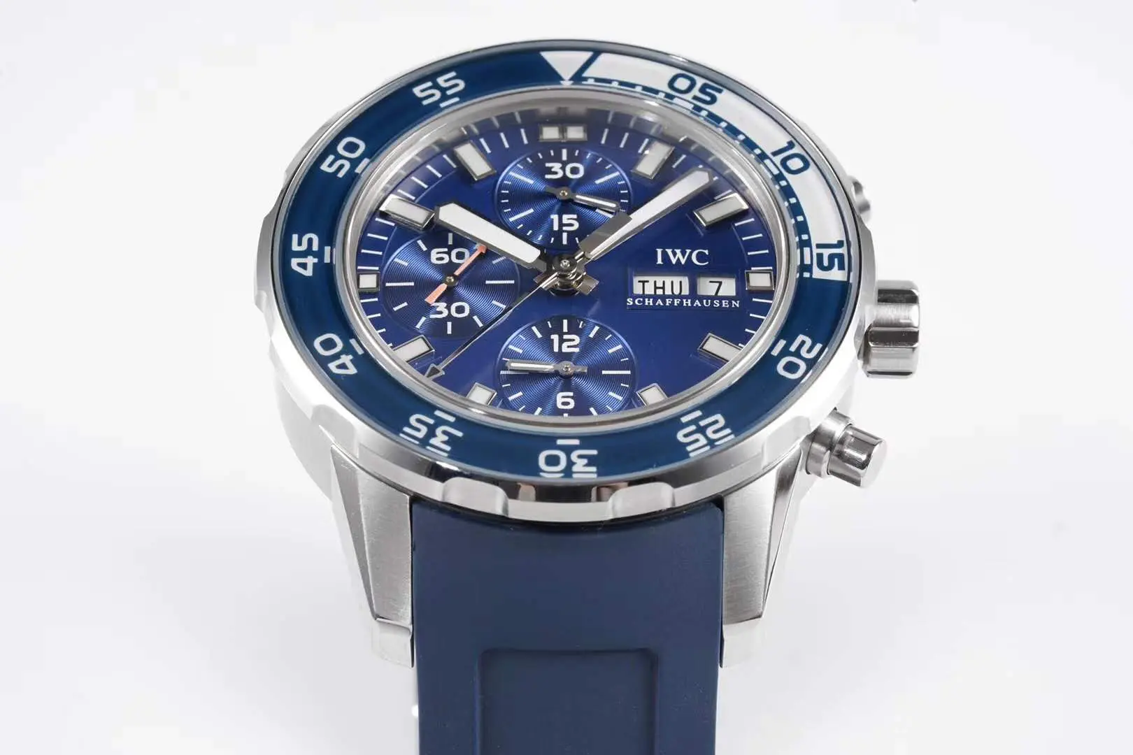 Aquatimer Chronograph IW376711 quadrante blu - immagine 4