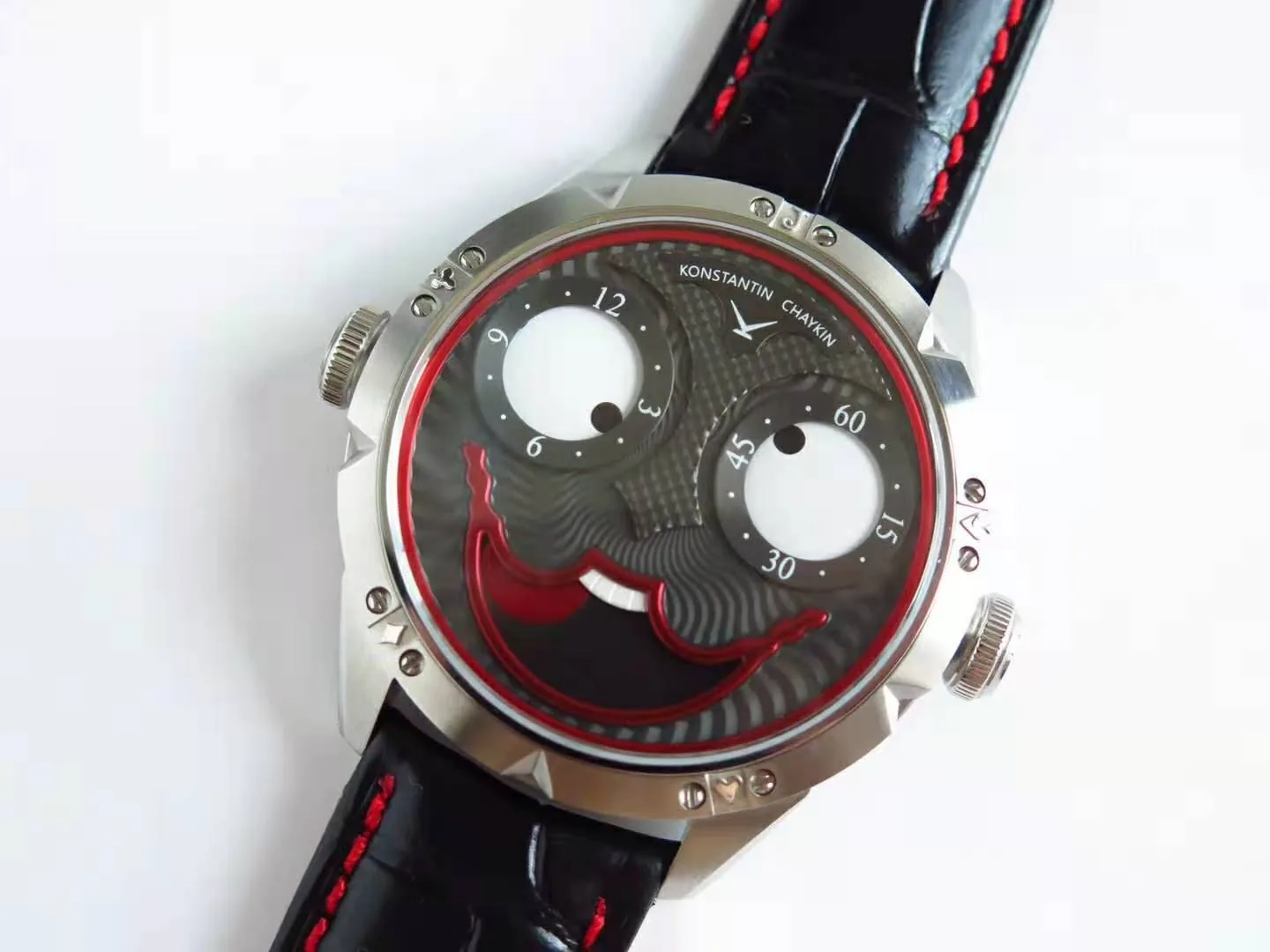 Wristmons Clown schwarzes Zifferblatt – Bild 4