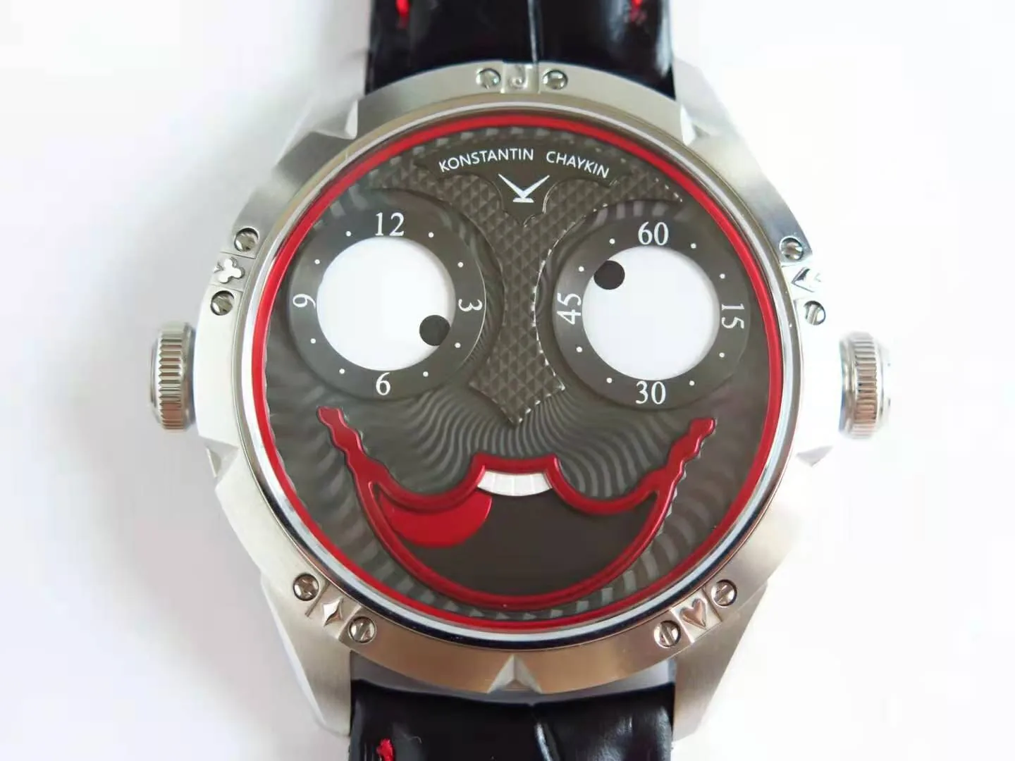Wristmons Clown schwarzes Zifferblatt – Bild 3