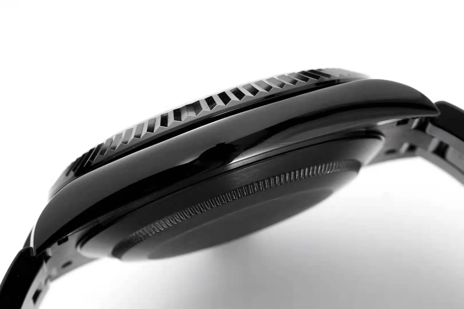 Datejust 41 Black Dial with Diamond Markers in PVD Black - Image 8