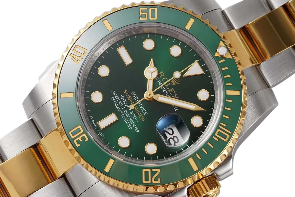 Submariner 116613LV ‘Watchvice Edition’ Hulk en or jaune et acier – Image 3