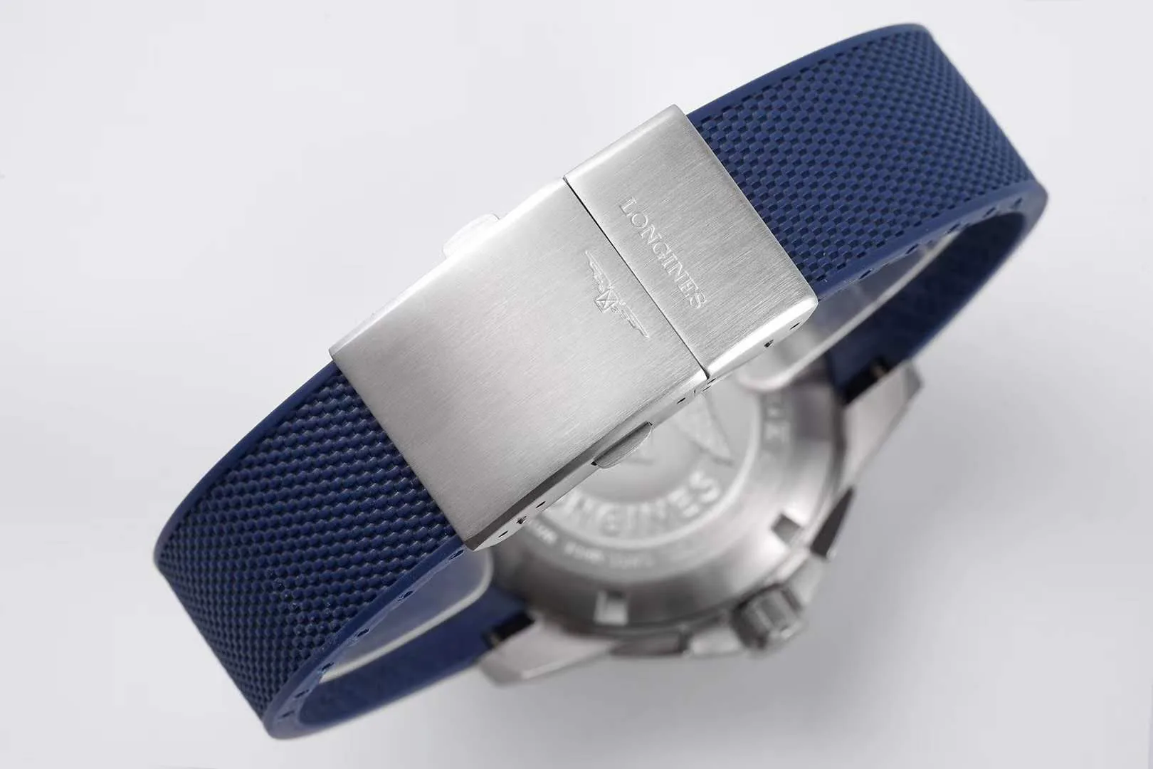 Hydroconquest quadrante blu su cinturino in gomma - immagine 6
