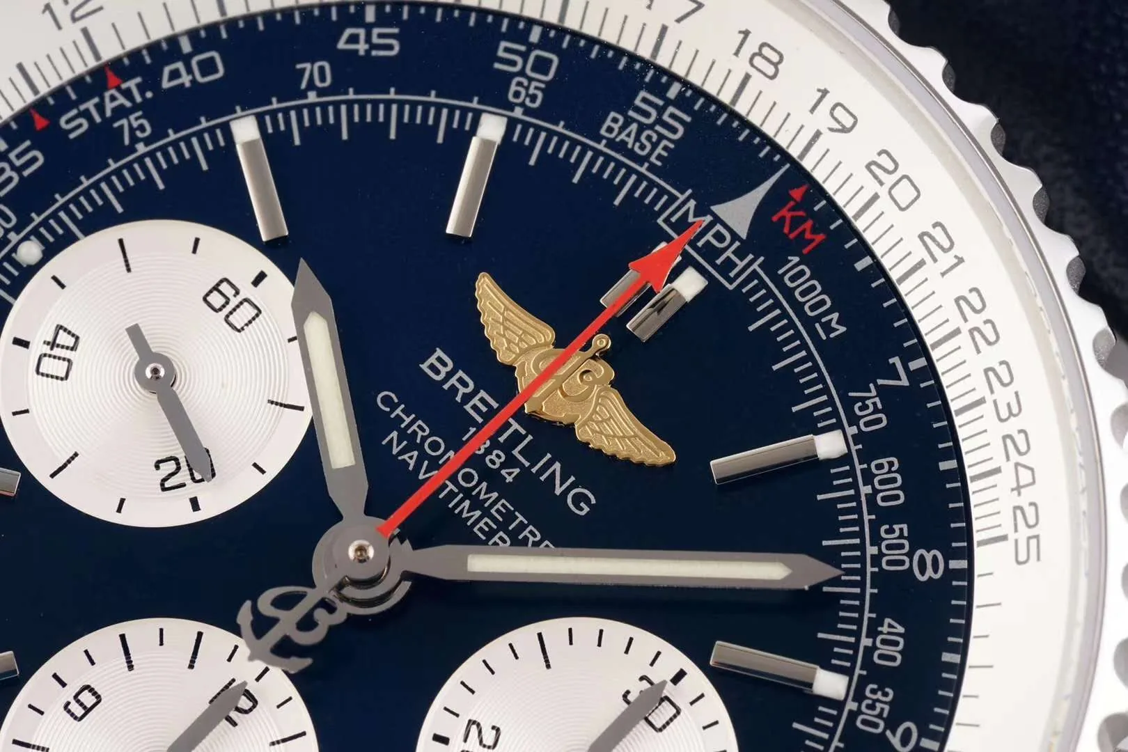Navitimer 01 Chronograph Blue Dial in Steel - Image 4