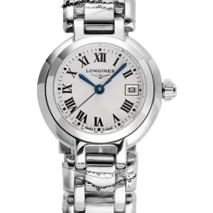 Primaluna White Dial with Roman Markers