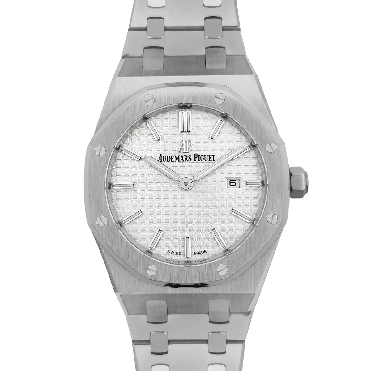 Lady Royal Oak 67650 White Dial in Steel