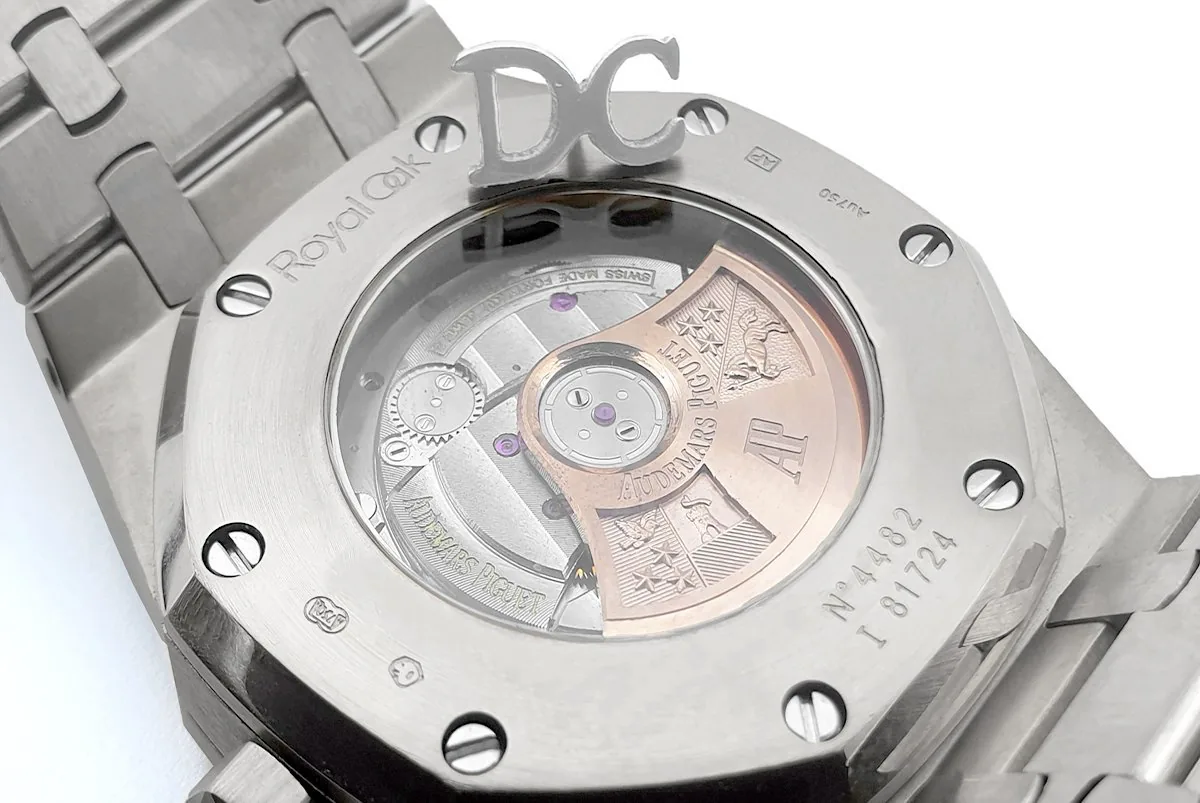 Royal Oak 41mm 15402 interamente pavé di diamanti in oro bianco su bracciale - immagine 7