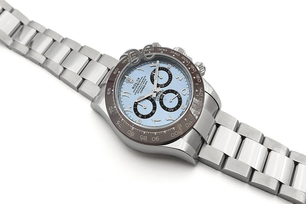 Daytona 116506 Ice Blue Dial in Platinum with Arabic Markers - Image 2