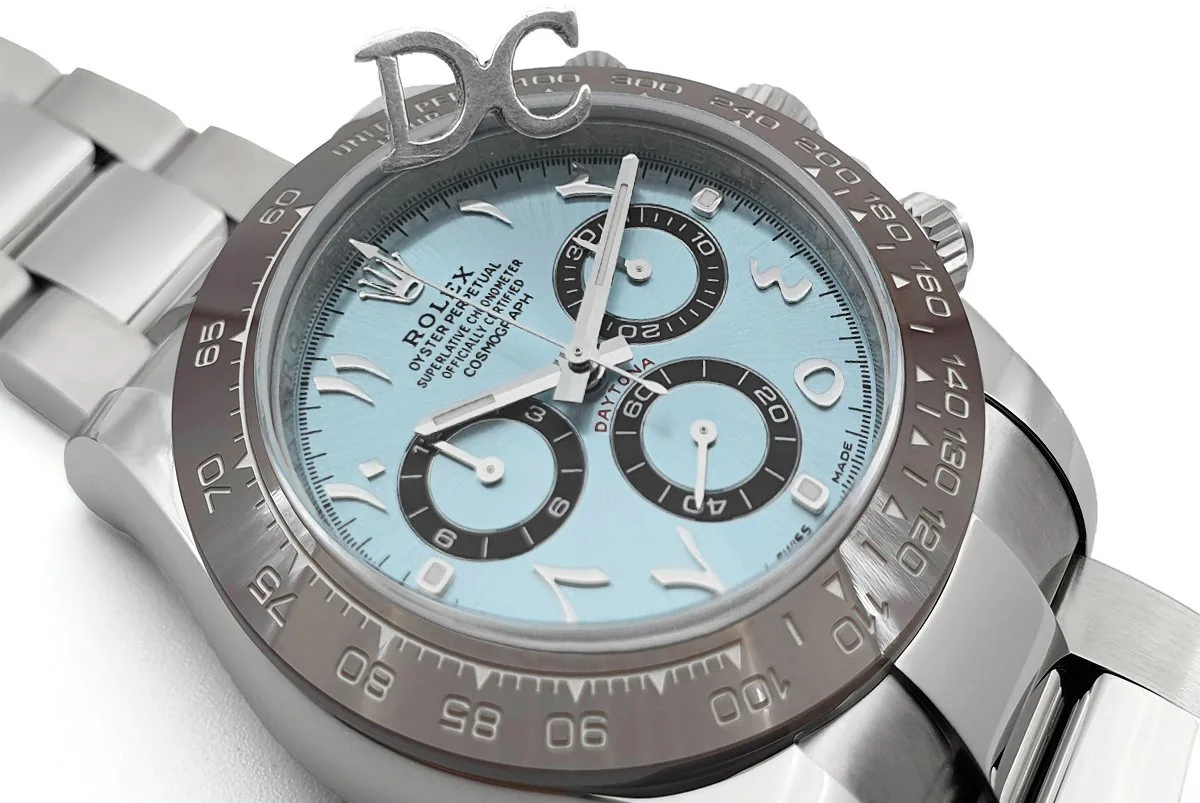 Daytona 116506 Ice Blue Dial in Platinum with Arabic Markers - Image 4