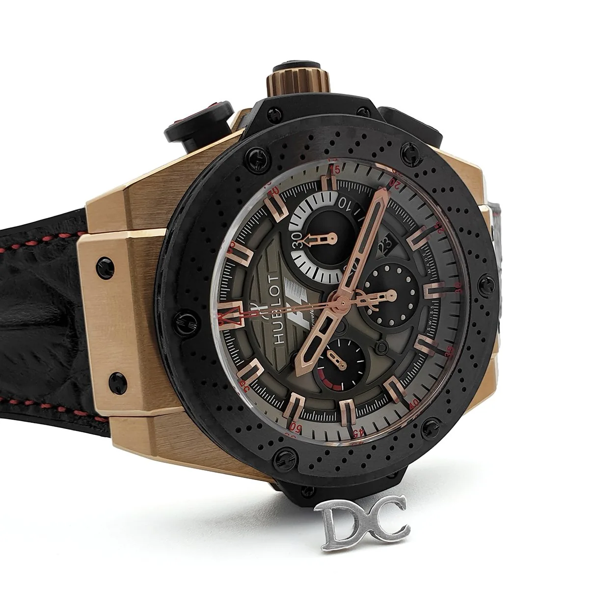King Power F1 chronographe cadran gris en or rose – Image 4