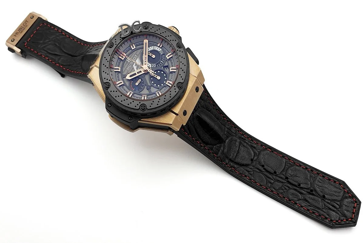 King Power F1 chronographe cadran gris en or rose – Image 2