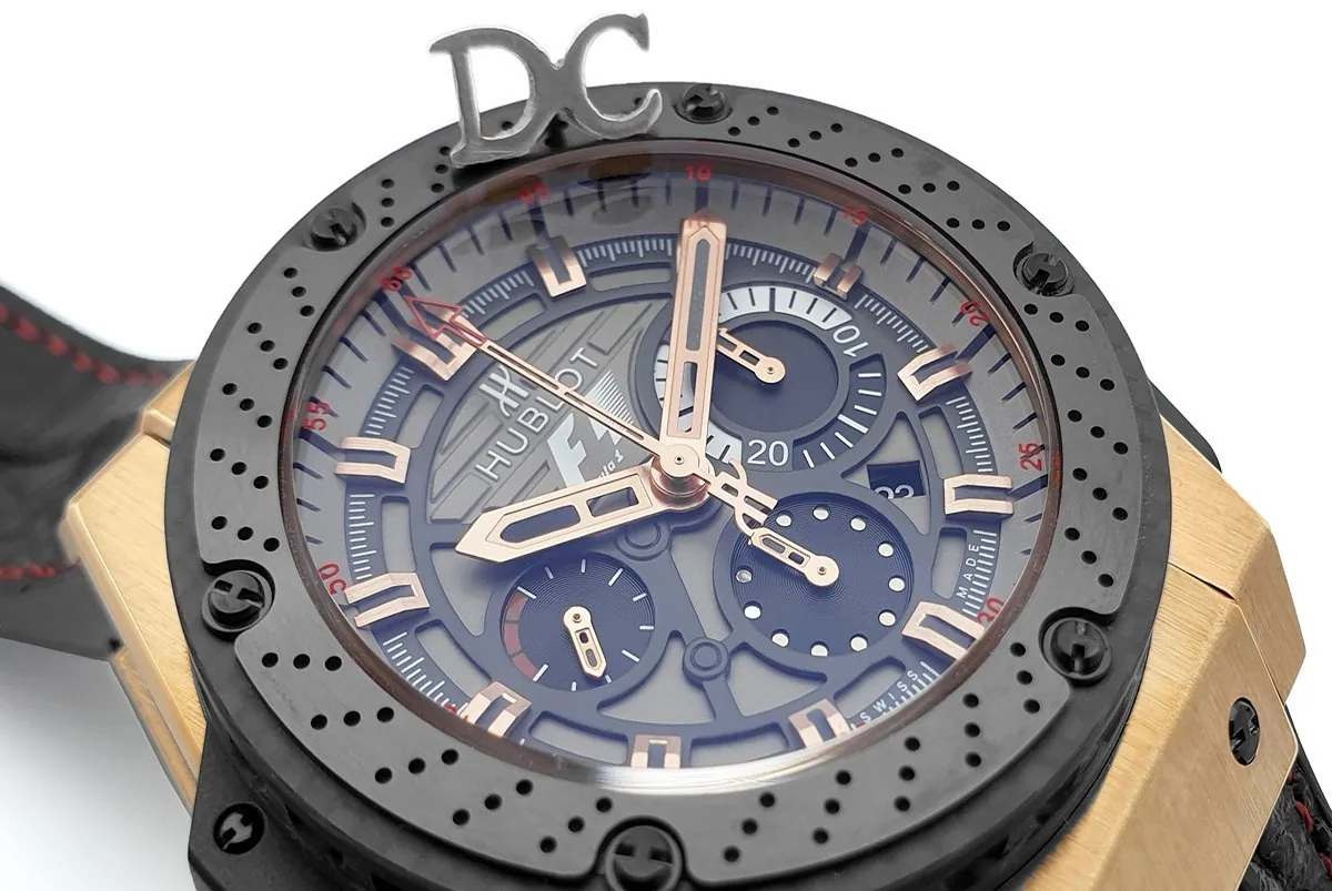 King Power F1 chronographe cadran gris en or rose – Image 3