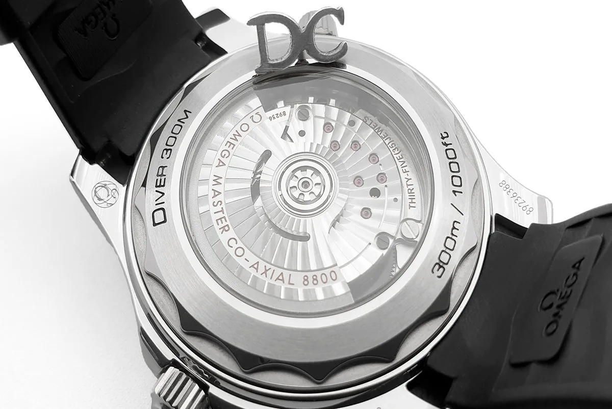 Seamaster Diver 300M Co-Axial Master Chronometer cadran blanc sur bracelet en caoutchouc noir – Image 5