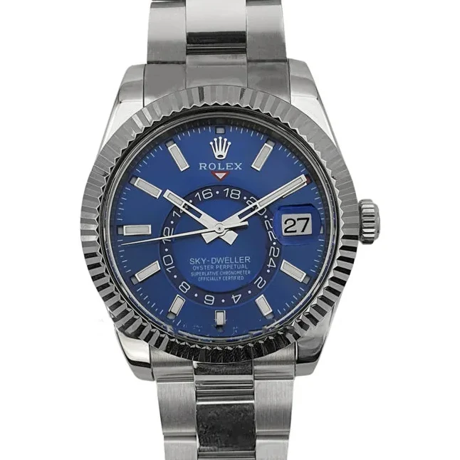 Sky-Dweller 326934 Blue Dial in White Gold