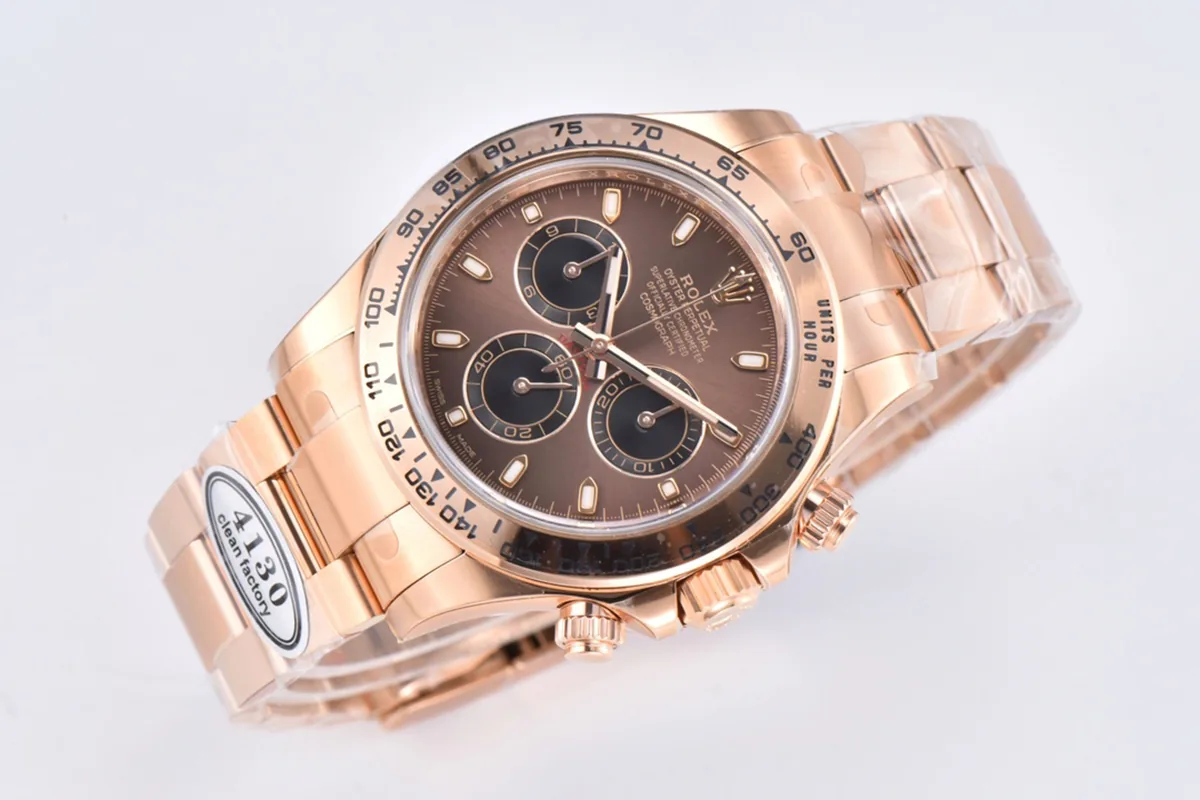 Daytona 116505 esfera chocolate en oro Everose - Imagen 2